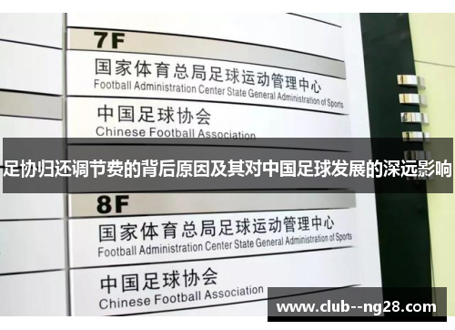 足协归还调节费的背后原因及其对中国足球发展的深远影响