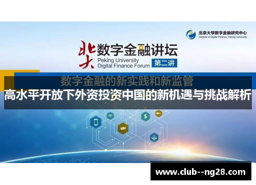 高水平开放下外资投资中国的新机遇与挑战解析 高水平开放下外资投资中国的新机遇与挑战解析